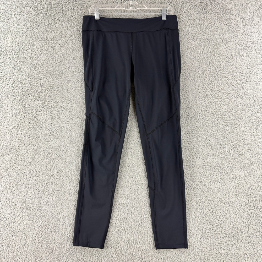 Aether Leggings Womens Size 3 Black Performance Activewear Yoga Tights Made USA